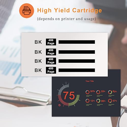 Miniatura 3 de Run Star Paquete de 4 cartuchos de tinta remanufacturados T098 T099 98 99 de repuesto para impresora de inyección de tinta Epson T098 T099 98 99 uso