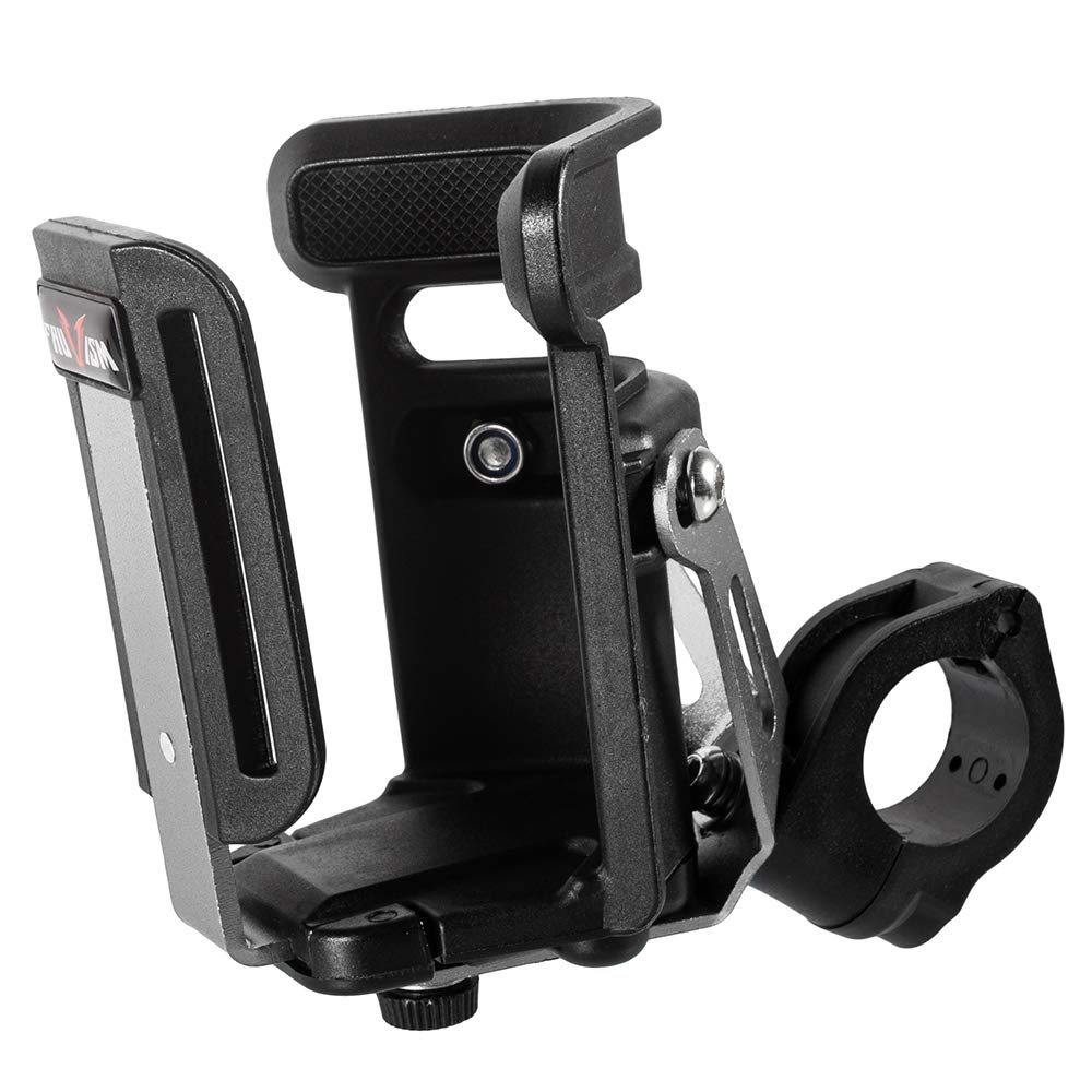Porte-gourde Pour Guidon De Moto Cabilock – Chromé, Compatible Guidon 7/8″ à 1-1/4″, Bouteille De 78 Mm, Résistant Aux Intempéries