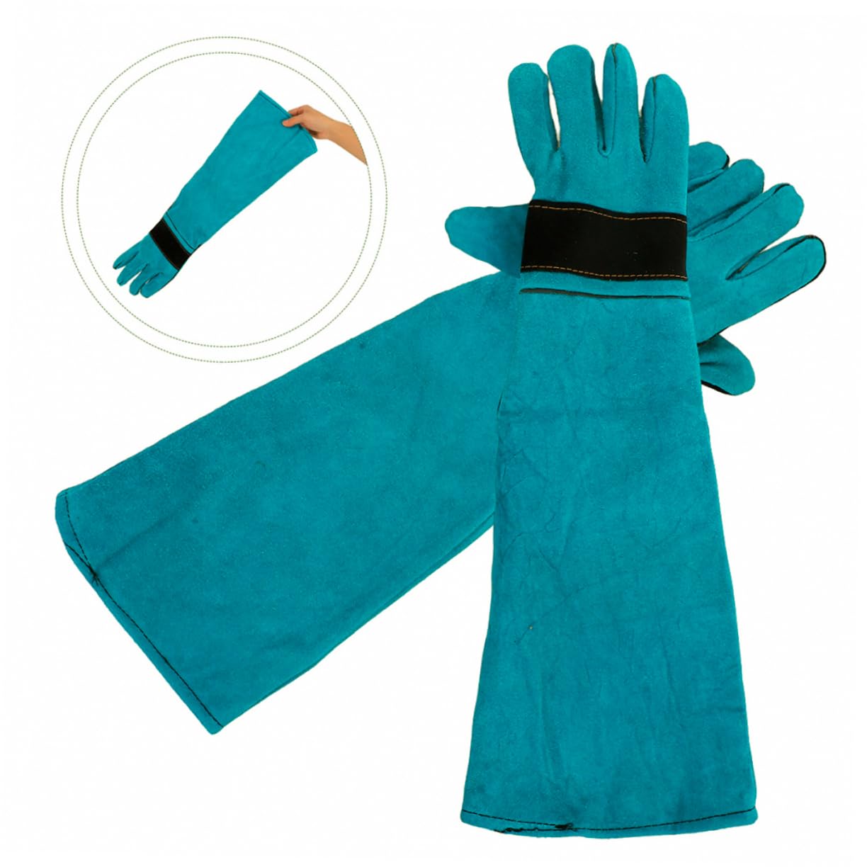 Guantes de Limpieza para Perros y Gatos, Antiarañazos, Piel Sintética