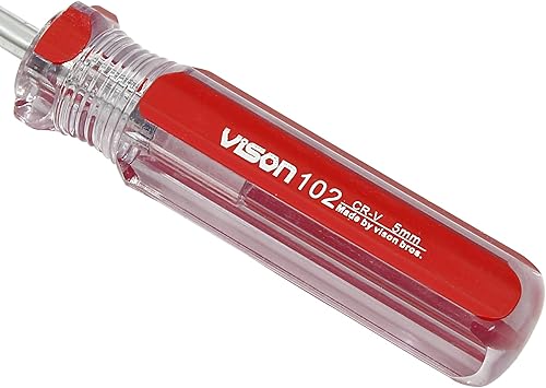 Miniatura 4 de Hitefu 2 destornilladores largos, destornillador Phillips de 10 pulgadas y ranurado, juego de destornilladores largos de cabeza cruzada confiable