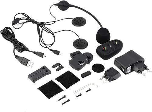 Olvido Casco Moto interfono Bluetooth Citofono Citomano Sistema Comunicazione Fino Ciclisti 1200M Impermeabile Ideale per Equitazione Sci Olvido Casco Moto interfono Bluetooth Citofono Citomano Sistema Comunicazione Fino Ciclisti 1200M Impermeabile Ideale per Equitazione Sci