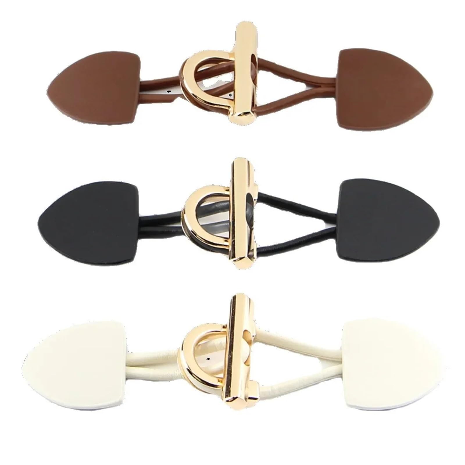 Leather Tab Closure Clip 8pcs Metal Button Coat Decorative Fastener Clothing Accessory Outerwear Suitability for Poncho Cape