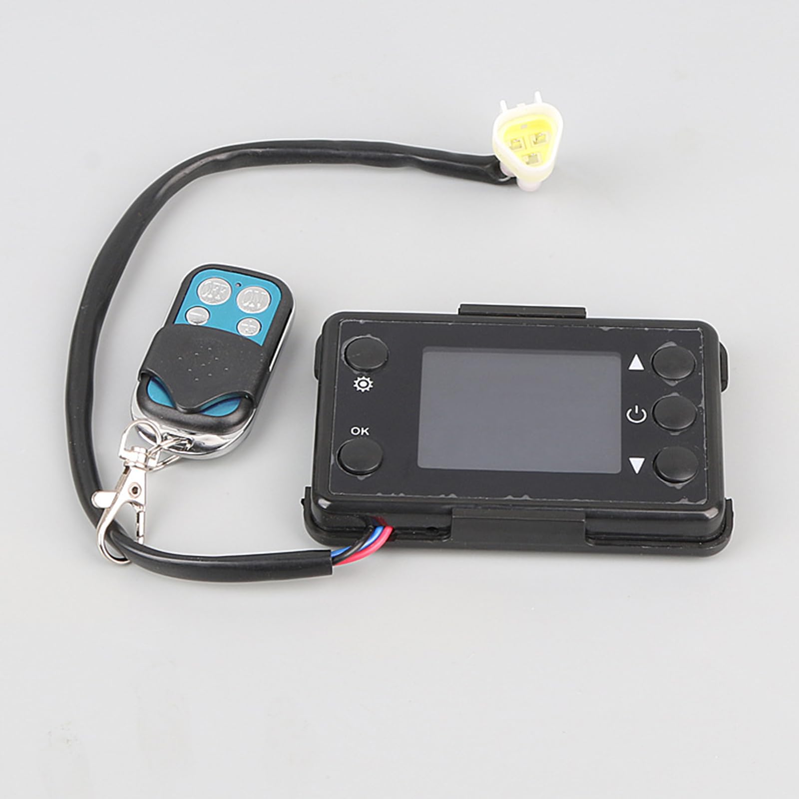 12V Dieselheizung Steuerplatine, Hauptplatine des Dieselheizung Reglers, LCD Steuerschalter des Standheizungs Bedienfelds mit Sensorkabelbaum, passend für Chinesische Dieselheizungen 5 KW