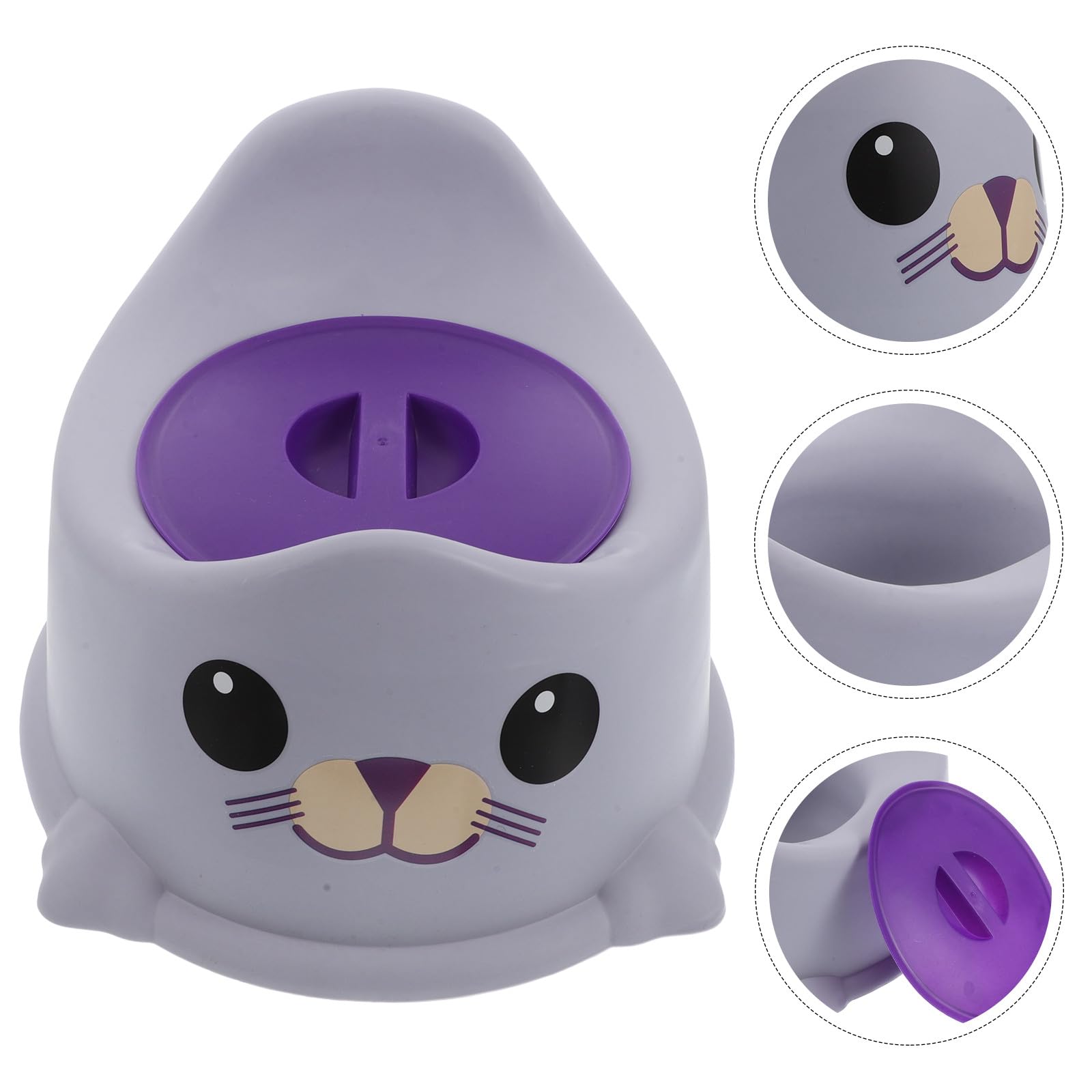 Orinal Portátil Para Niño Niña Con Base Ajustable y Diseño Divertido Bacinilla Resistente Para Entrenamiento De Niño Niña Casa y Viaje Asiento Cómodo Para Uso Infantil Adaptable Di