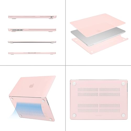 Miniatura 9 de MOSISO Funda compatible con MacBook Air de 15 pulgadas 2025 2024 2023 versión M4 A3241 M3 A3114 M2 A2941 Pantalla de retina líquida Touch ID, funda