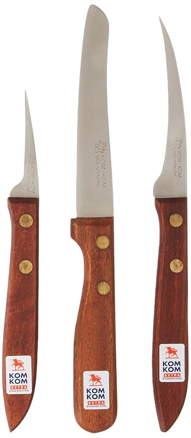 Fruit & Vegetable Carving Knives, Set A