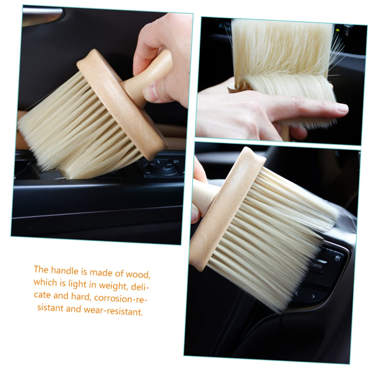 iplusmile 5stücke Auto Innenreinigungsbürste Ergonomischer Handgriff Weiche Borsten Für Klimaanlage Und Detailpflege Für Gründliche Reinigung Von Autoinnenräumen Und Lüftungsschlitzen