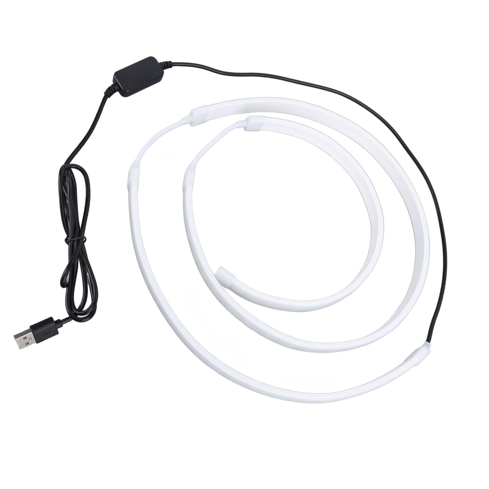 Striscia LED USB, Barra Luminosa per Computer RGB Dietro il Monitor, Sincronizzazione Musicale, per Monitor di Computer PC da 24 Pollici, Decorazione della Sala Giochi
