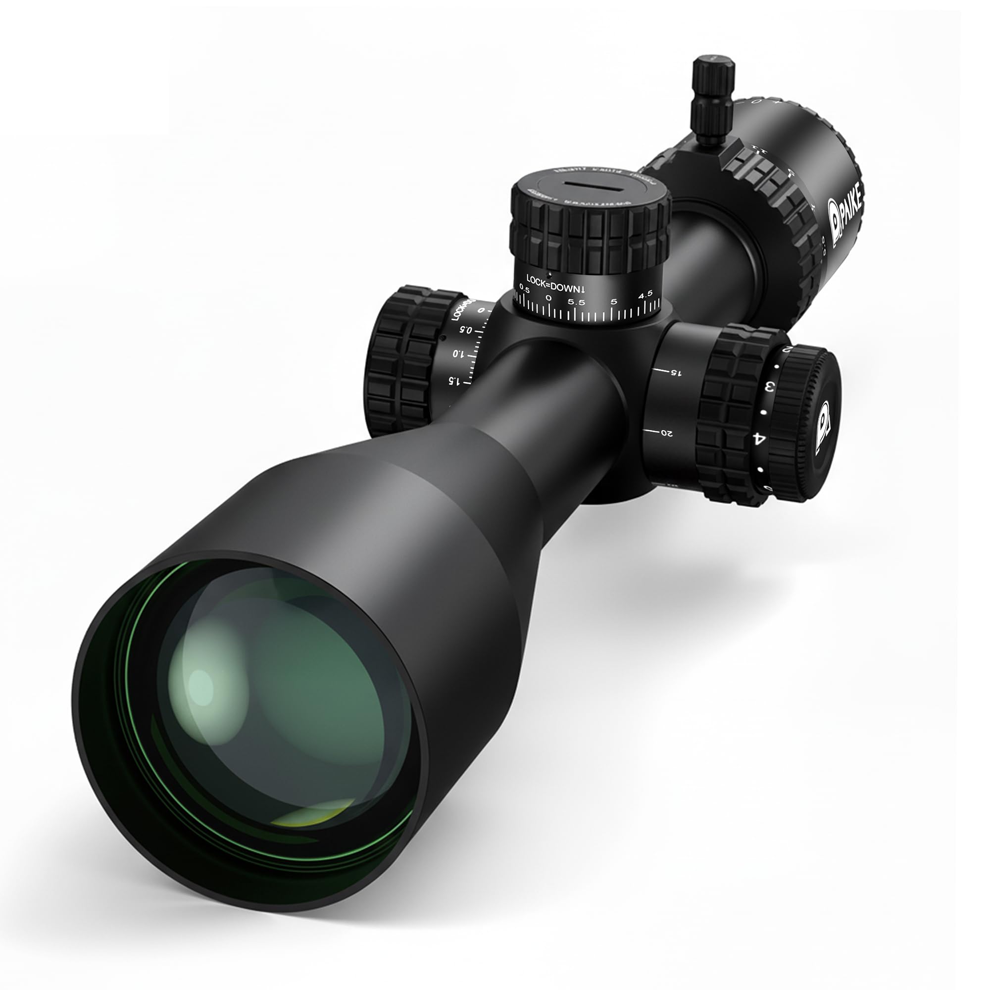 Paike Lunette de visée HD 5.5-27x50 SFIR à Premier Plan Focal, Optique illuminée Rouge