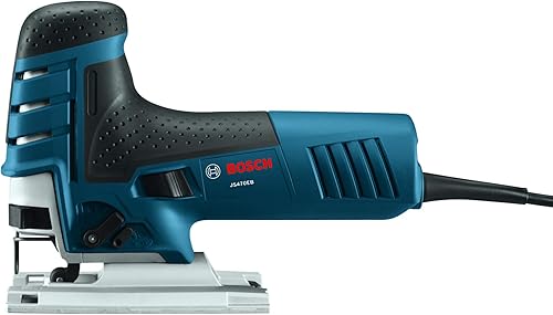 Miniatura 2 de BOSCH JS470EB - Sierra caladora con agarre de barril con cable, baja vibración de 120 V, velocidad variable de 7 amperios para corte suave de hasta