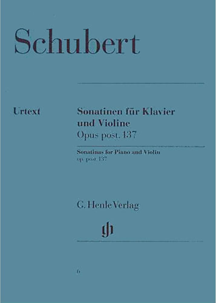 (未使用･未開封品)　Sonatinen fuer Klavier und Violine op. post. 137 gsx453j Sonatinen für Klavier und Violine op. post. 137 - Schubert