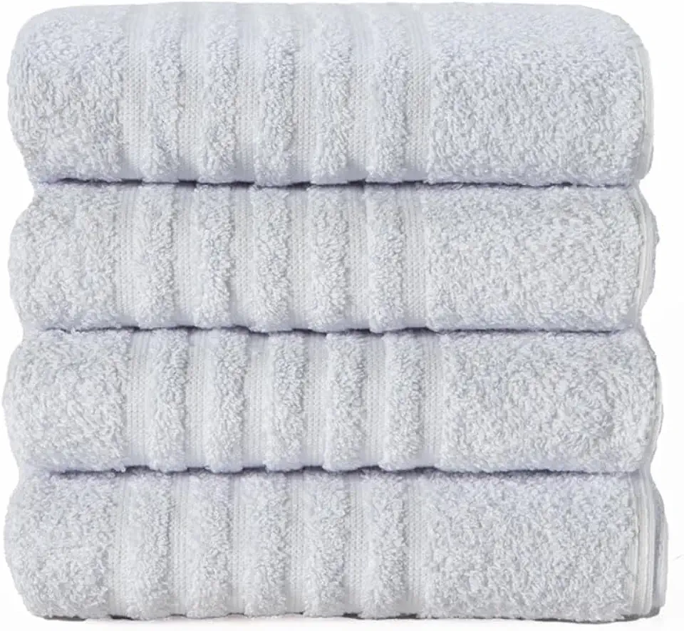 Toalha de Rosto Profissional, Branco, Algodão e Poliéster, 72 x 50 cm, Gramatura 450 g/m², Costuras Duplas Reforçadas, Hipoalergênico, para Hotelaria, Hospitais, Clubes