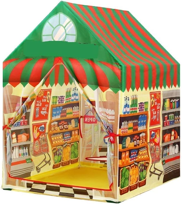 Cable World® Play Tent House Kids Jumbo Size Indoor Outdoor Tent (Multi Color)