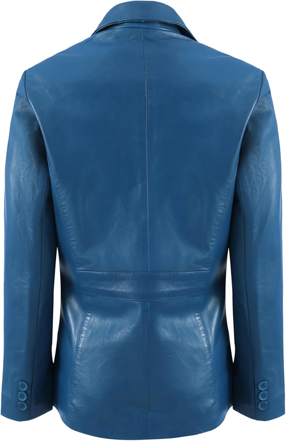 Leather Artist Everyday Leather Blazer Women Genuine Lambskin Leather Jacket Coat - Image 4