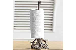 Bella Costal Décor - Octopus Paper Towel Holder: An Enchanted Nautical Accent for Your Kitchen