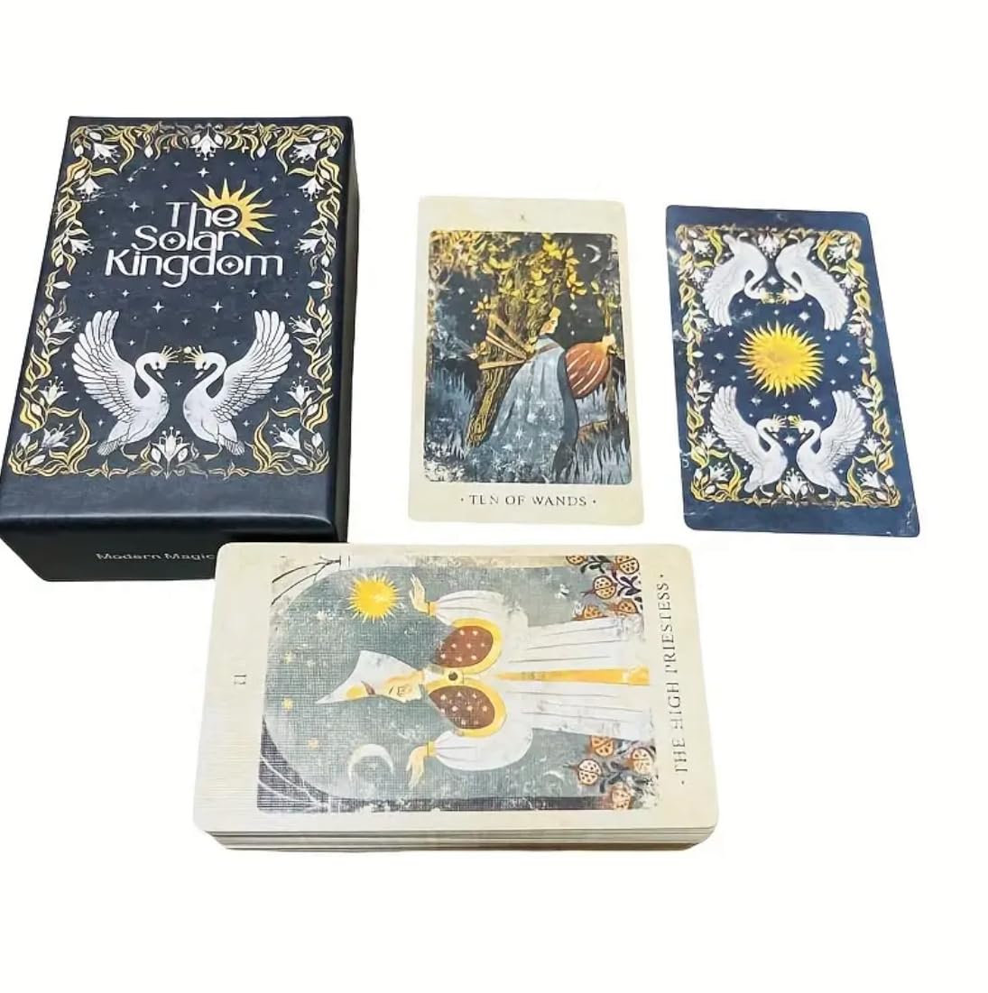 Tarot The Solar Kingdom Tarot Set of 86 Illustrated Cards, Major and ...