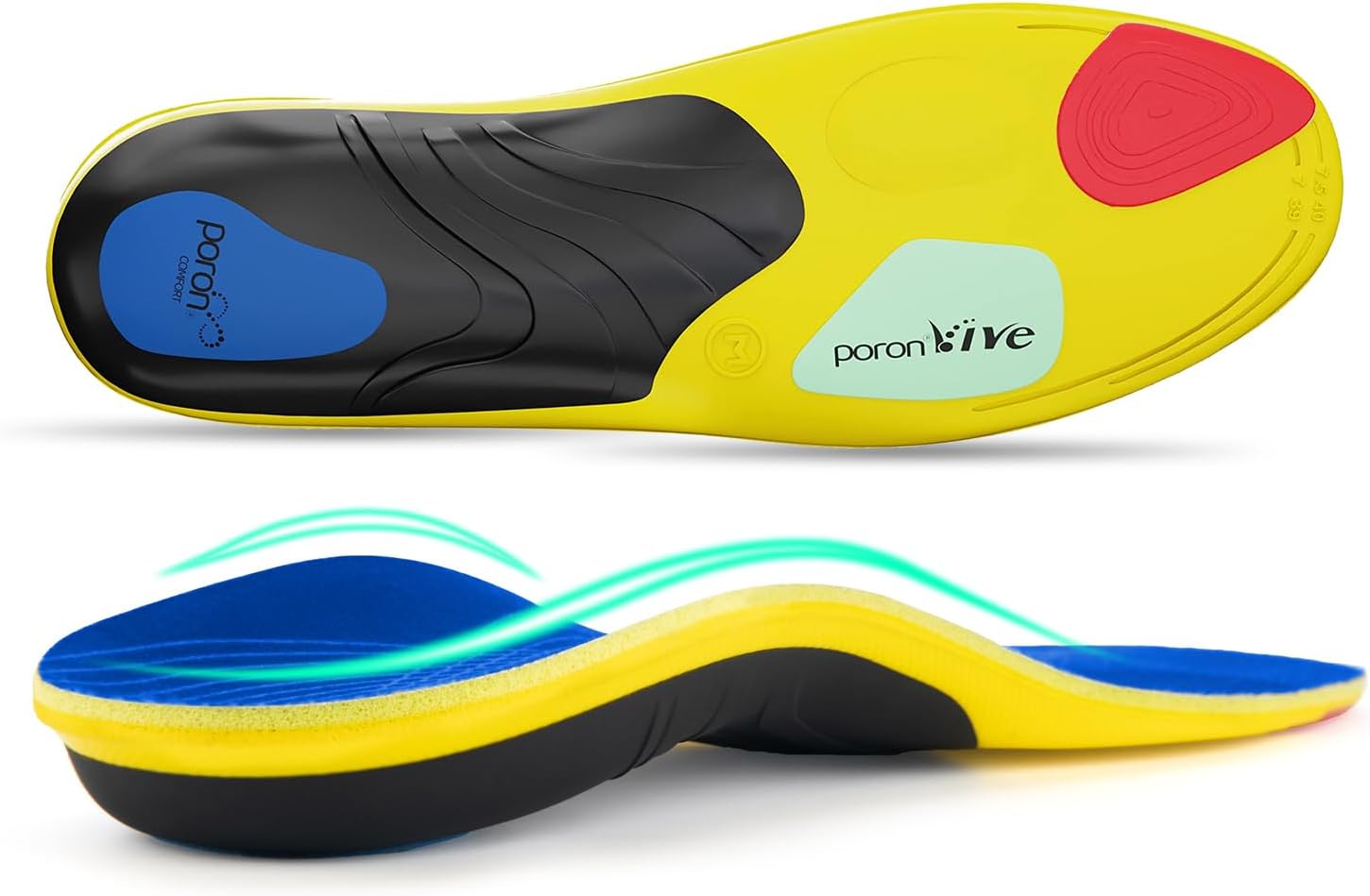 Running Athletic Gel Shoe Inserts review | Insoles Plantar Fasciitis Insoles, Arch Support Insoles for Men Women, Running Athletic Gel Shoe Inserts Flat Feet Orthotic Insert for Foot Pain Relief, Men 8.5-10 / Women 10.5-12