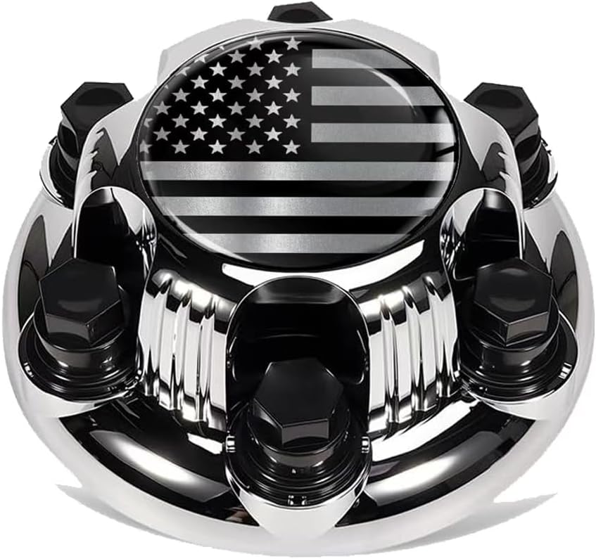 1 Pcs Chrome 6 Lugs Wheel hub Center Cap