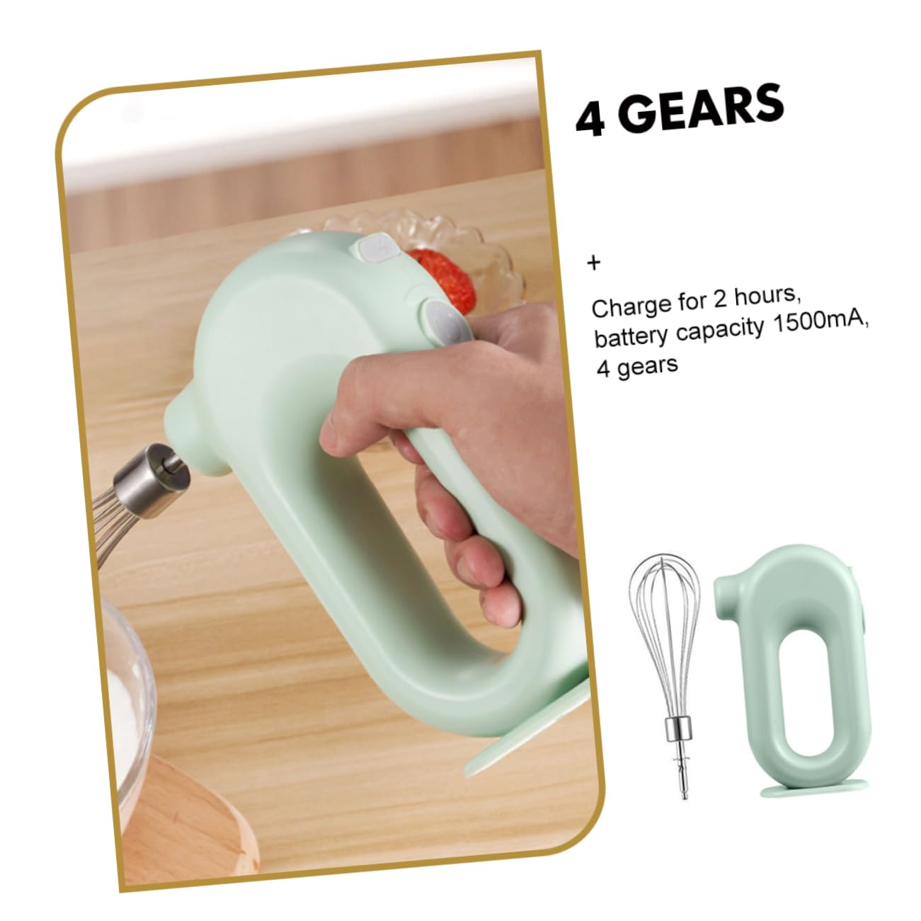 NAMOARLY Electric Egg Beater Small Hand Mixer Baking Hand Beaters Handheld Mixer Electric Stirrer Egg Whisk Kitchen Gadget