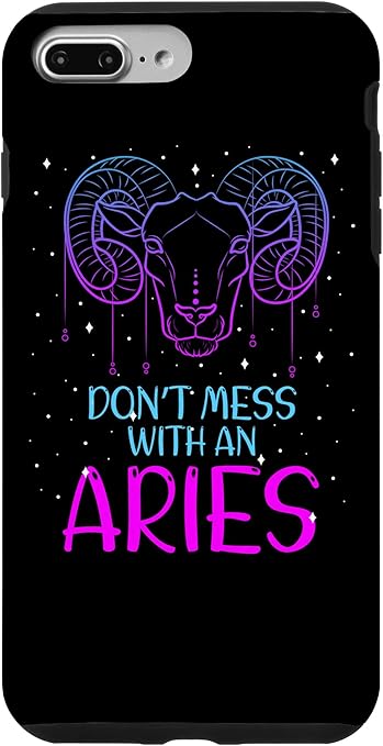 iPhone 7 Plus/8 Plus Aries Zodiac Sign Horoscope Astrology March April Birthday Case