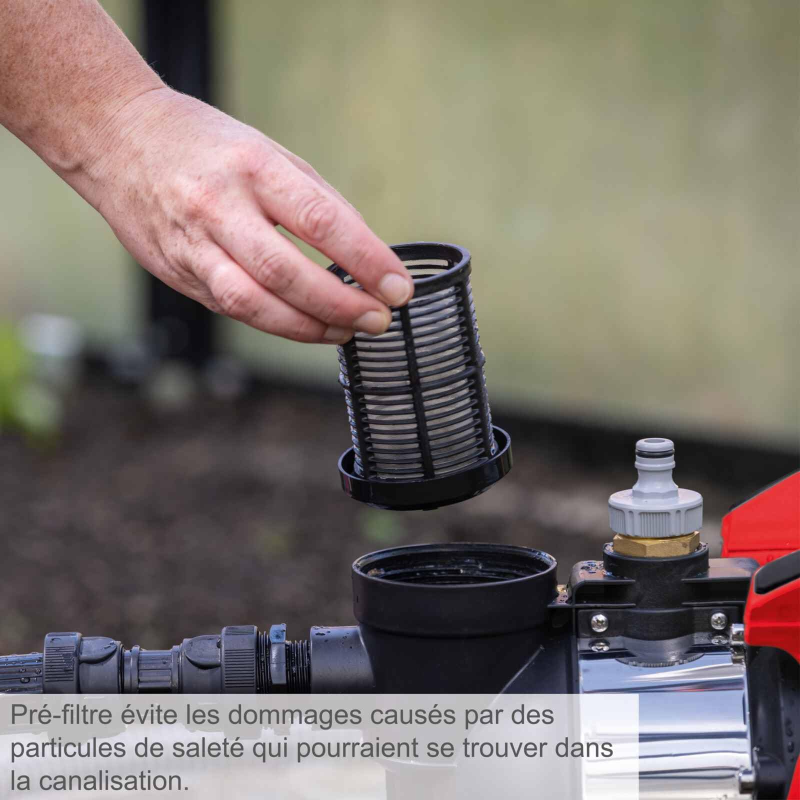 Scheppach Pompe de jardin GP1400JET 1300W 6000l/h 4,8 bar 48m hauteur de refoulement