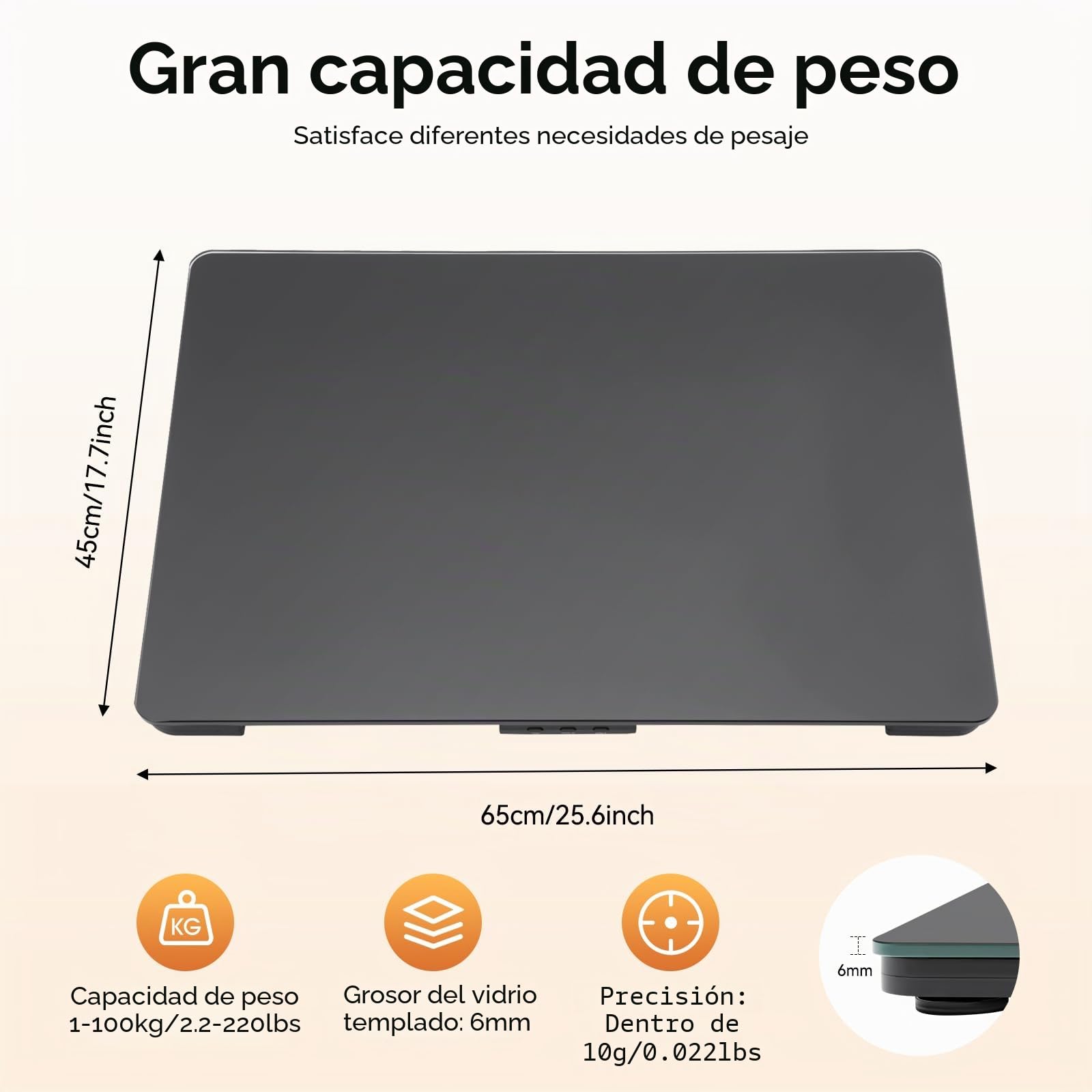 Báscula Digital para Mascotas Con Pantalla LCD - A Medida para Perros Grandes, Color Negro, Adecuada para Perros Más Grandes