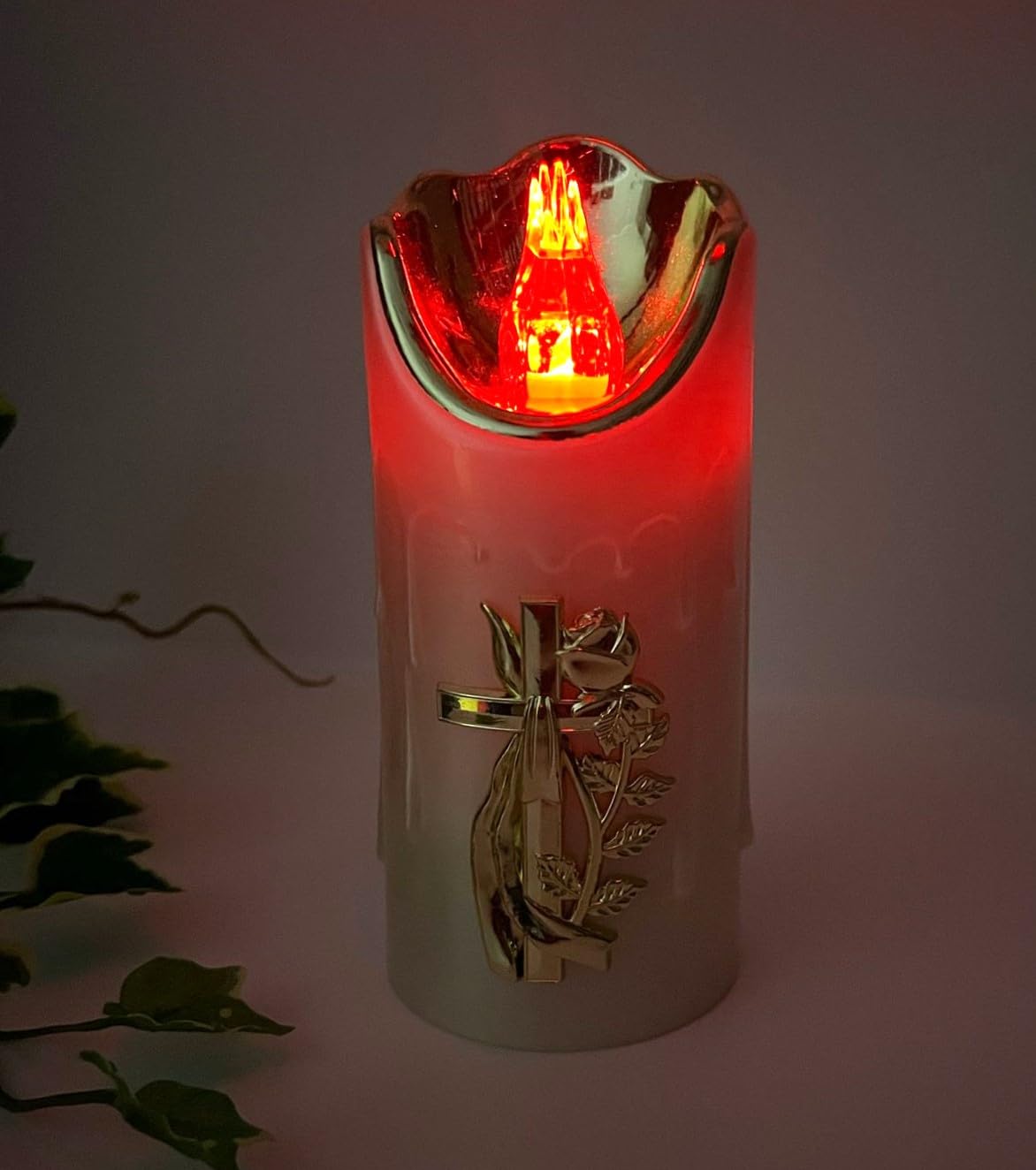 Candela conica a Led Real Indoor | Candele a Led effetto reale fiamma