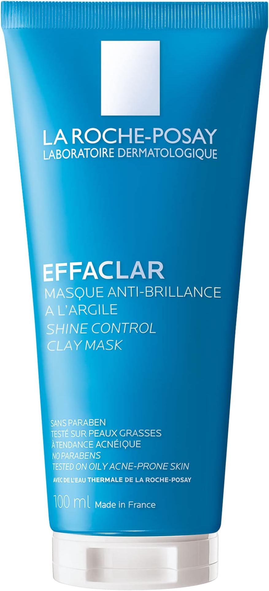 Effaclar Clarifying Clay Face Mask for Oily Skin, Unclogs Pores and Controls Shine Without Over-Drying, Packaging May Vary