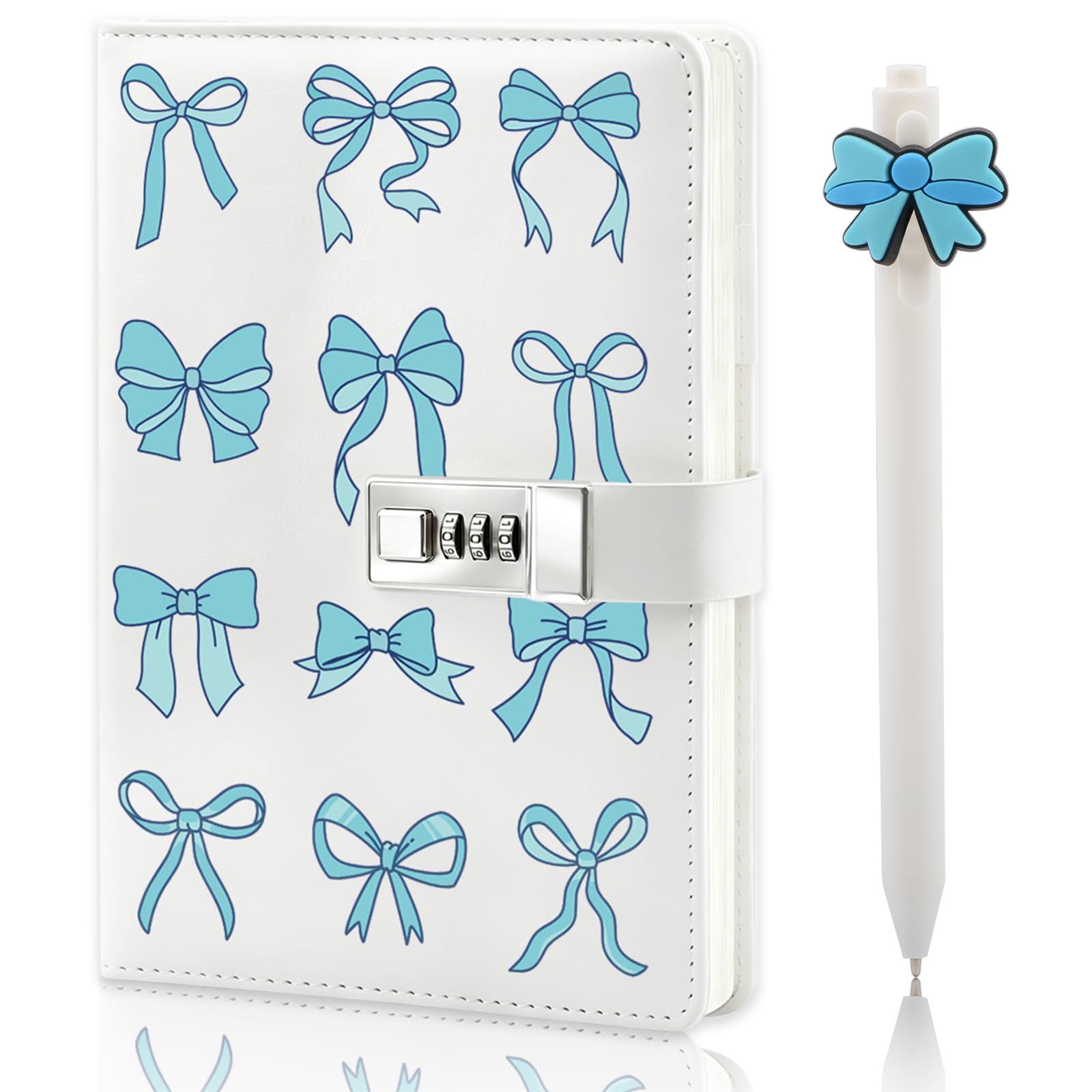 Diary with Lock for Girls Teen, Secret Diary for Girls, Gifts for Girls 8 9 10 11 12 13 14 Year Old, Back to School Birthday Gifts Presents for Girls Age 7-15, Lockable Journal Notebook and Pen Girl