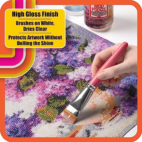 Mod Podge CS27590 Top Coat, Premium All-In-One Glue, Sealer, And Finish Perfect For Preserving Diamond Puzzle Arts And Crafts Projects thumb #3