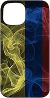 Vista 6 de Funda para iPhone 12 Pro Max Smoky Colombia Bandera - Estilo Humo Colombiano Orgullo