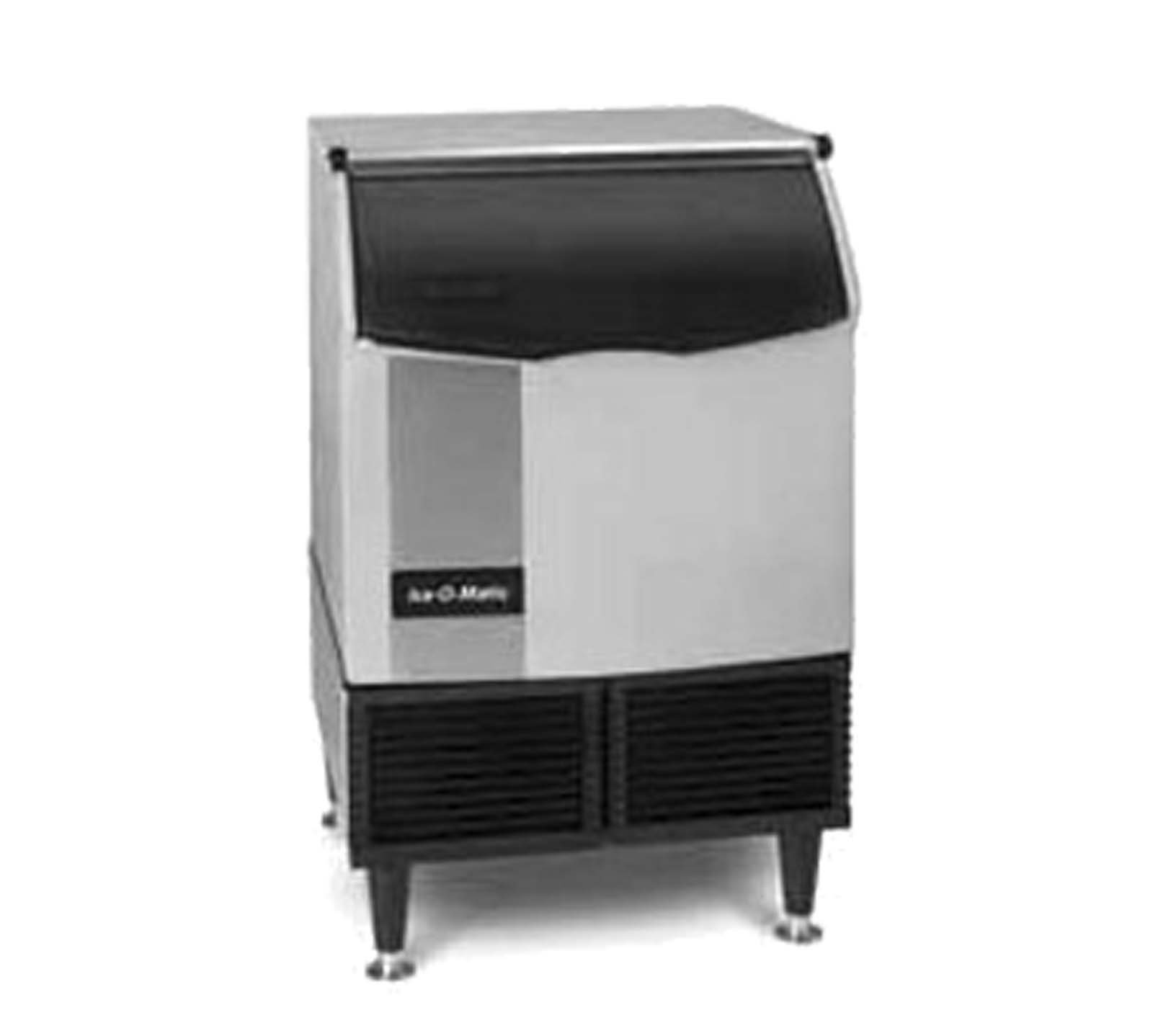 Ice-O-Matic ICEU220HW 24.5-Inch Undercounter Half-Cube Ice Machine with 70 lb. Bin, 251 lb/24 hr, Water-Cooled, 115-volt, NSF