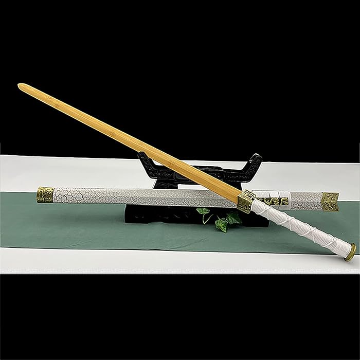 Buy 108cm HandMade Bamboo Long Sword,Han Dynasty Wooden Swords With