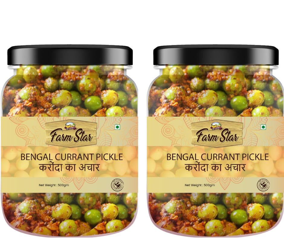 Farm Star 1 Kg-Combo Pack-2 In 1- Karonda Pickle- Bengal Currant Pickle-500Gm Each (B0CDRWWF48) Amazon Price History, Amazon Price Tracker