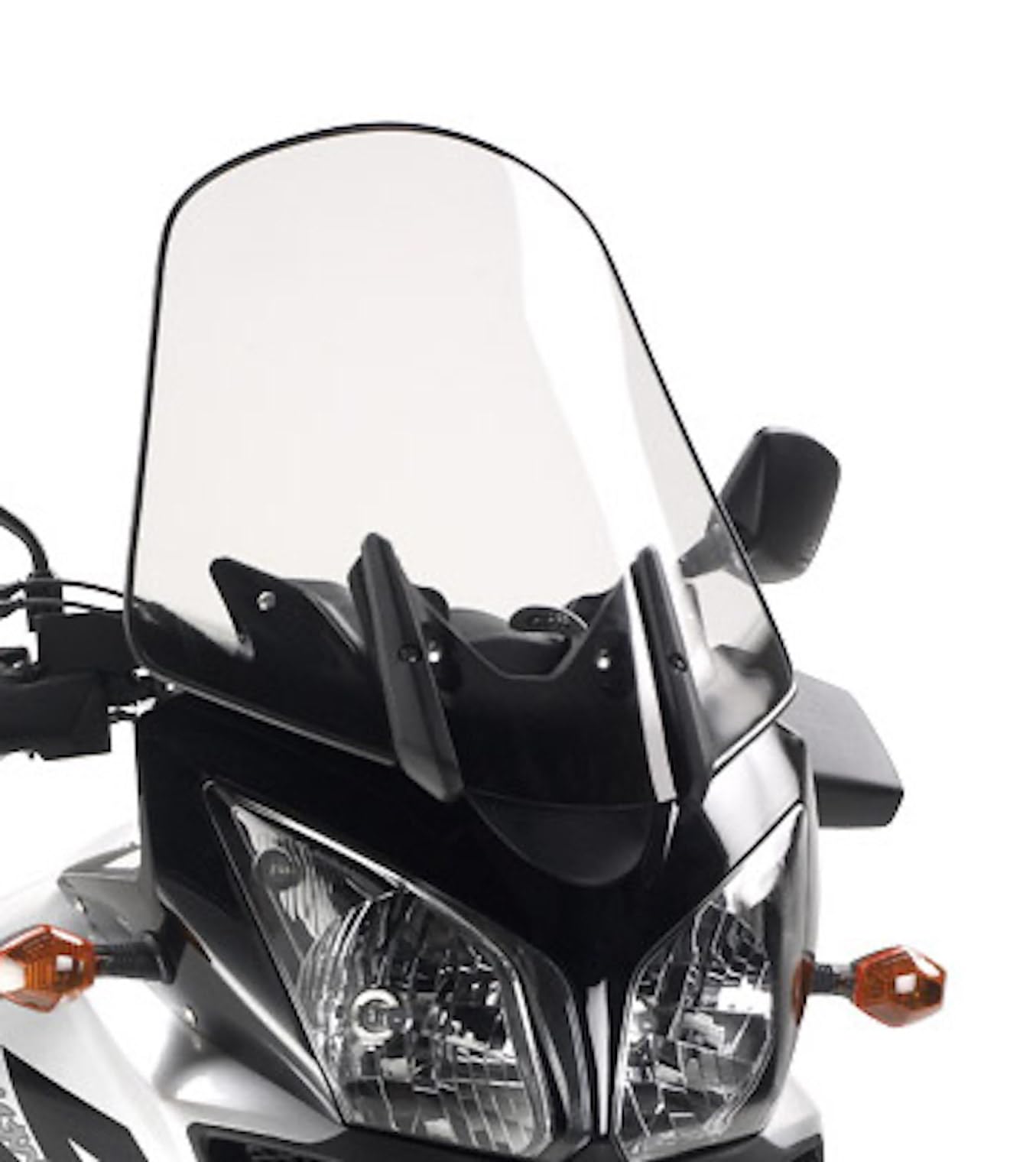 givi d260st cupolino trasparente compatibile con suzuki dl 650 v-strom 2004 2005 2006 2007 2008 2009 2010 2011 mototopgun