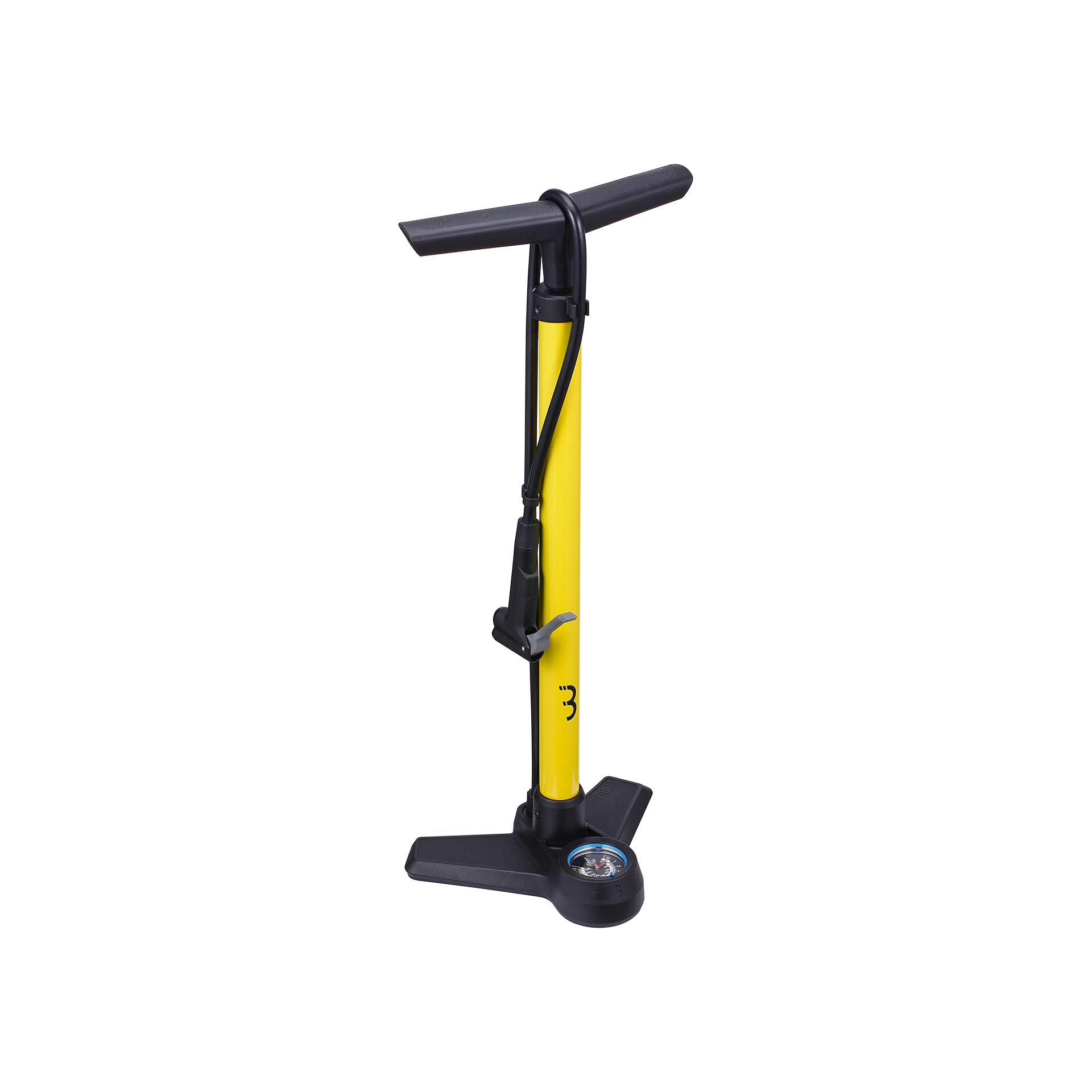 BBB Cycling Bike Floor Pump with Display Bar/PSI High Pressure Foot Tyres Inflator