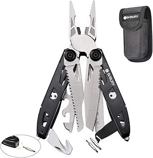 Multitool Pliers,18-in-1 Multi-Purpose Pocket Knife Pliers Kit, Durable Stainless Steel Multi-Plier Multi-tool for Survival, Camping, Hunting, Fishing and Hiking (18 IN 1) - coolthings.us