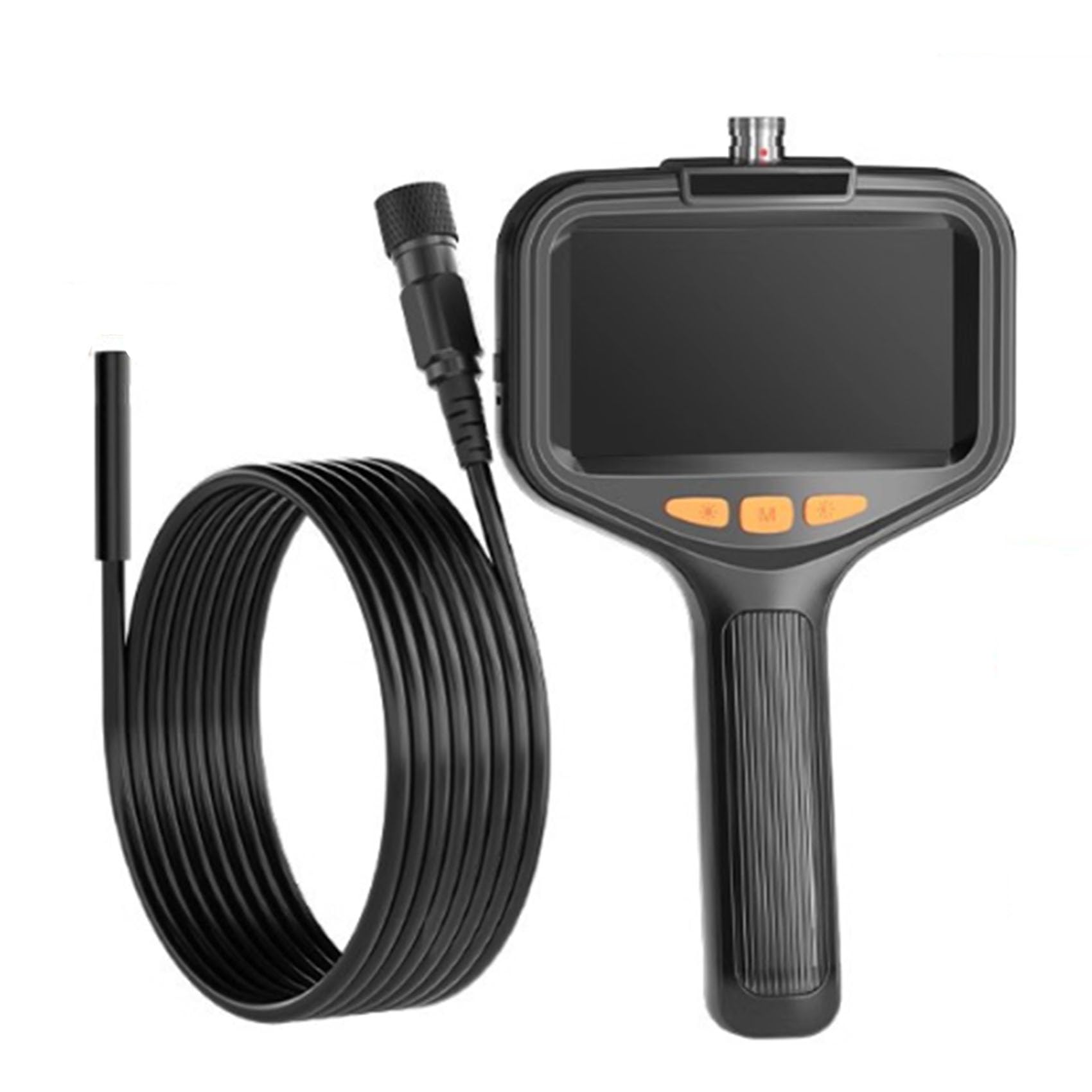 HYZHANHONG 30m, Handheld Endoscope Camera 4.3-Inch Screen 2-100M Hard Wired 5.5Mm Front Lens Tube Inspection Endoscope Used for Pipeline and Automotive Inspection Cameras