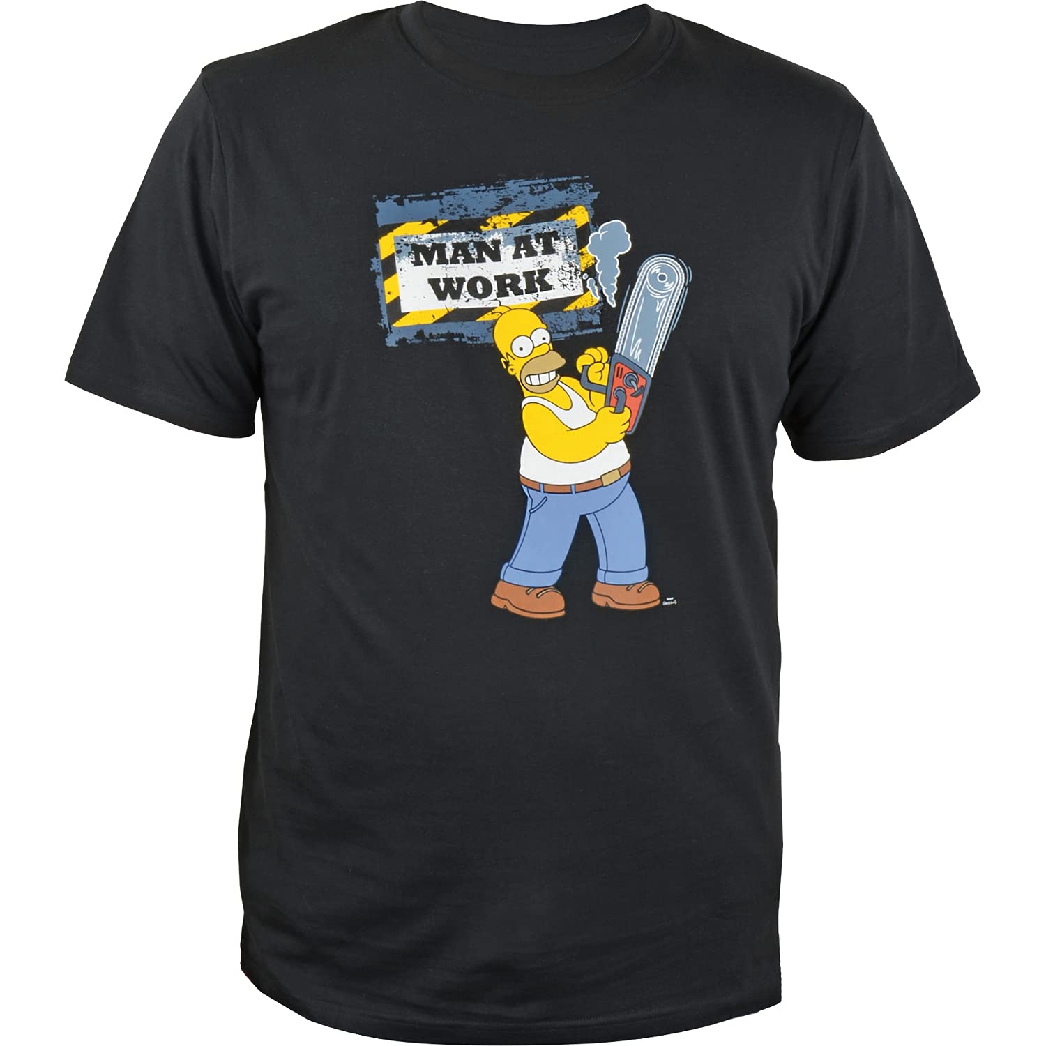T-shirt Simpson noir Homer pour les moments de détente et loisirs - 2
