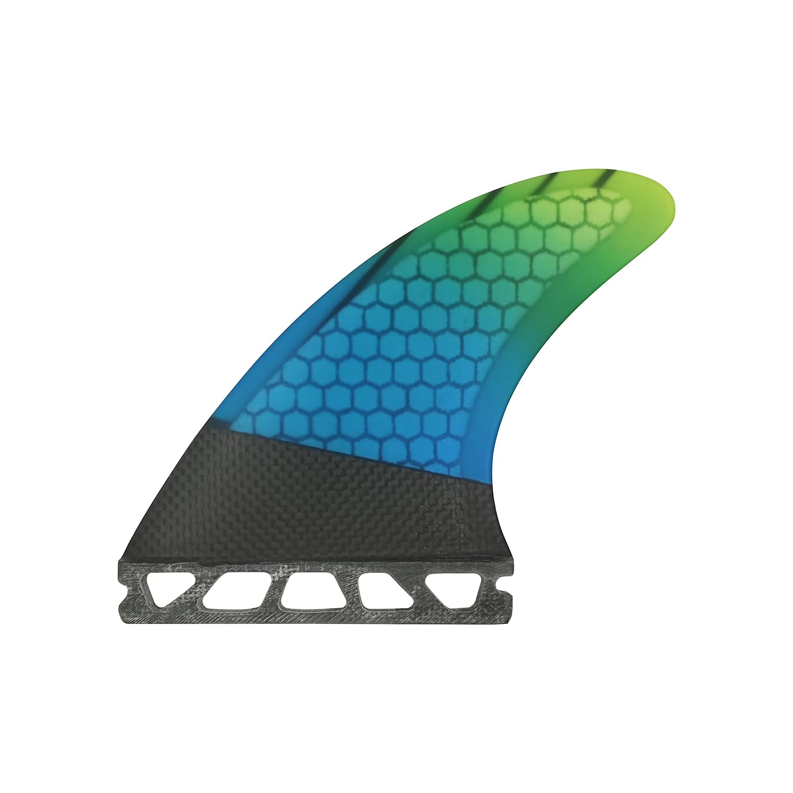 UP SURF Surfboard Tri Fin Double Tabs 2 Fins Carbon M/L Size Thruster Set