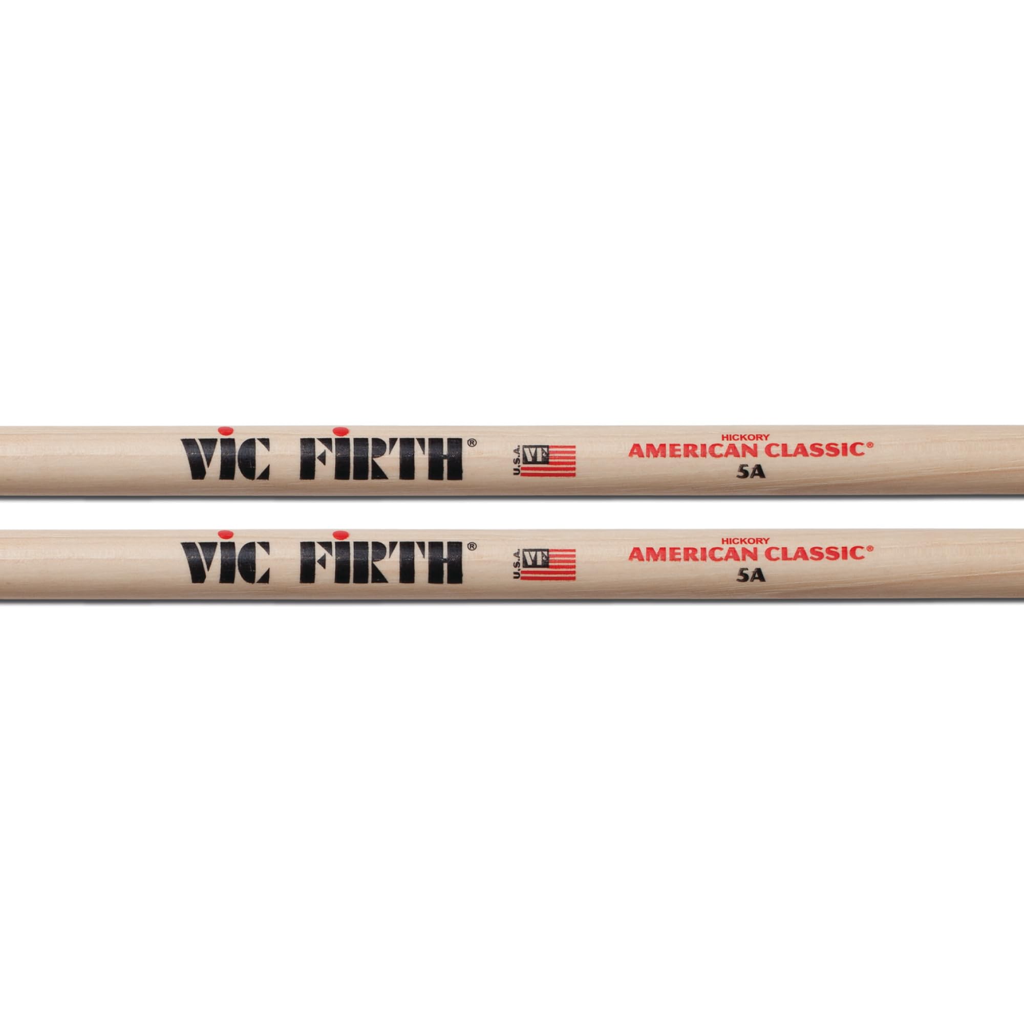 Vic Firth PVF 5A Baguette pour Batterie American Classic Hickory Olive Bois 5A