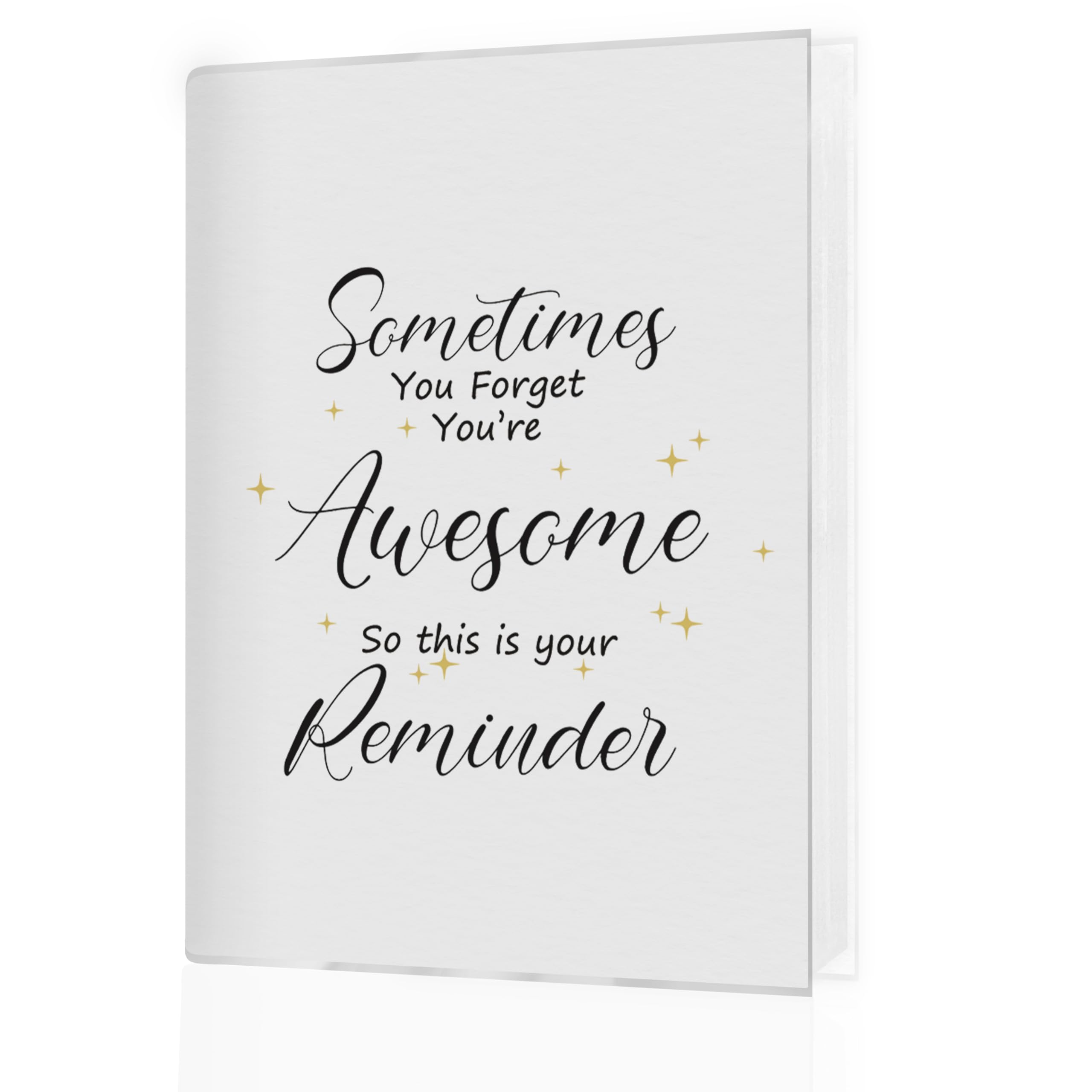 Fotoalbum, 10 x 15 cm, inspirierende Geschenke für Frauen, Ermutigungsgeschenke, "Sometimes You Forget You're Awesome So This Is Your Reminder", kleines Erinnerungs-Fotoalbum, Buch für 18