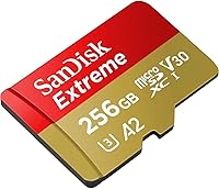 Vista 4 de SanDisk Tarjeta de memoria Extreme MicroSDXC UHS-I de 256 GB - C10, U3, V30, 4K, A2, Micro SD - SDSQXA1-256G-GN6MN