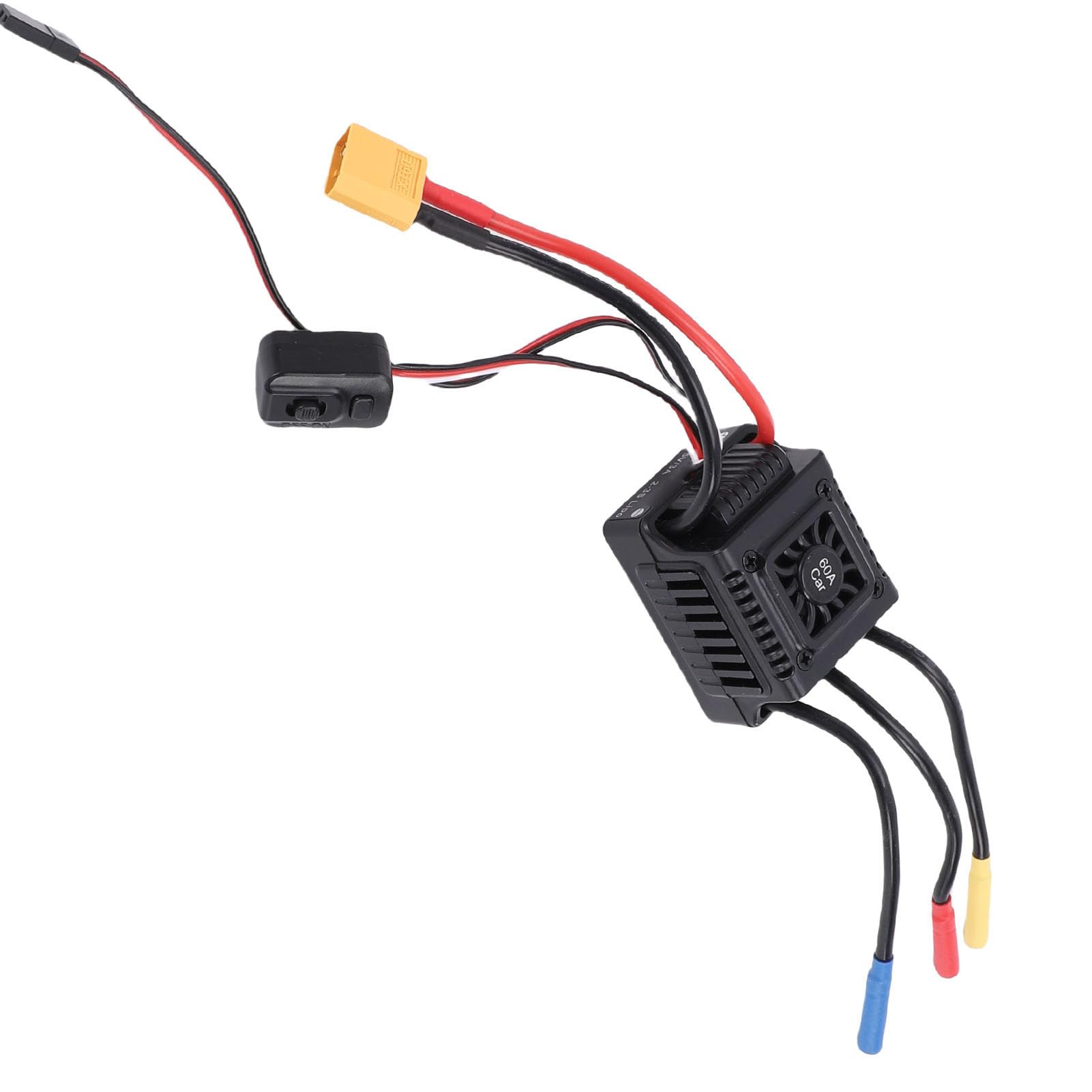 RiToEasysports Motor sin Escobillas S3650 4300KV, Equilibrado de Precisión, Resistente Al Agua, Eje de 3,175 Mm con Controlador de Velocidad Eléctrico ESC de 60 A, Conjunto Combinado para Coche y