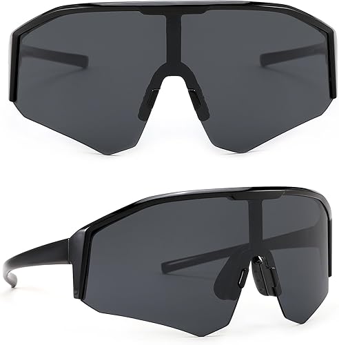 Karsaer Gafas de sol deportivas para ciclismo, visera, sombras frescas, para jóvenes, béisbol, sóftbol, gafas de sol para niños y niñas de 8 a 14