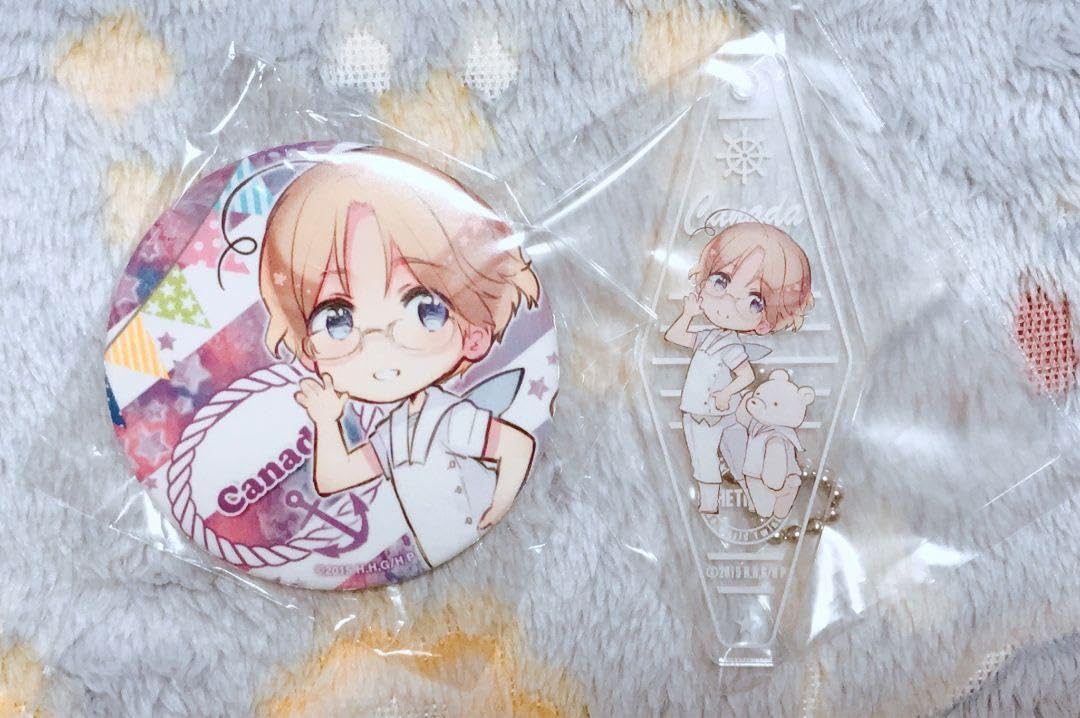 Amazon.co.jp: ヘタリア 水兵 カナダ アクキー缶バッジ : ホビー