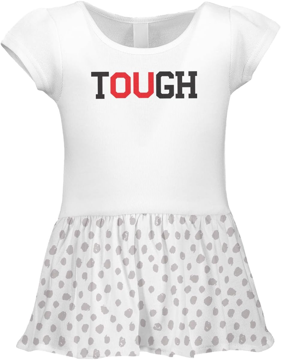 Oklahoma Tough - College Spirit Sports Infant/Toddler Baby Rib Dress