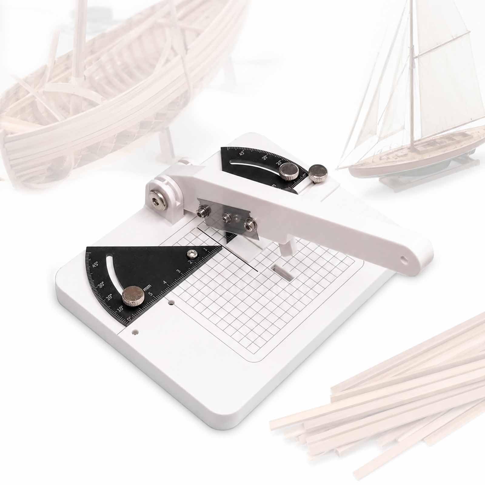 MObyat Sailboat Deck Angle Slicer, Ship Hull Wood Strip Cutting Machine With Angle Adjustable 0-45°, Blade Thickness 0.23mm, 3 Layer Incision, For Sailboat Deck Angle Slicing