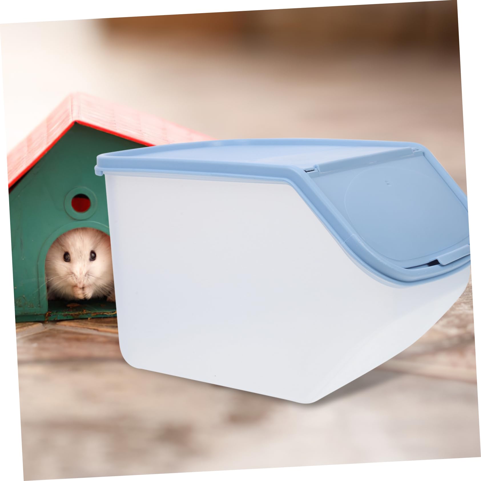 COLLBATH Stabile Hamster-badewanne Wiederverwendbare Sandbad-Box Für Kleintiere Kompakte Sandbadewanne Für Hamster Meerschweinchen Und Zwerghamster Für Spiel Ruhe Und Pflege