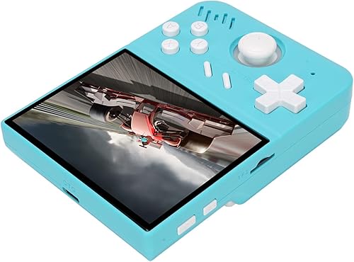 Vista 5 de Generic Handheld Video Gaming Console 3D Joystick 3.5 Inch Screen Retro Game Console for OntheGo Gaming (Green #13)